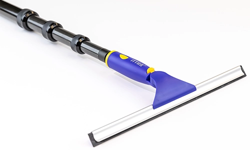 Utility Adapter in Telescoping Tube Assembly connected to squeegee